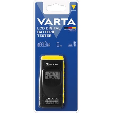 Varta 891101401 - Tester per batterie e accumulatori LCD Accumulatore Tester 3V