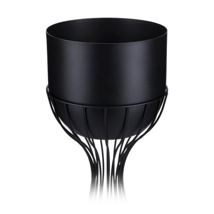 Vaso da fiori in metallo LOFT 56x20 cm nero
