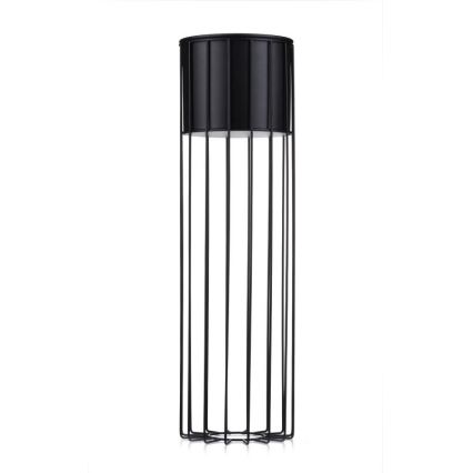 Vaso da fiori in metallo LOFT 70x20 cm nero