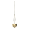 Vaso da fiori sospeso 155x27 cm oro
