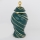 Vaso in ceramica 41x20 cm oro/verde