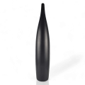Vaso in ceramica 70 cm, nero opaco