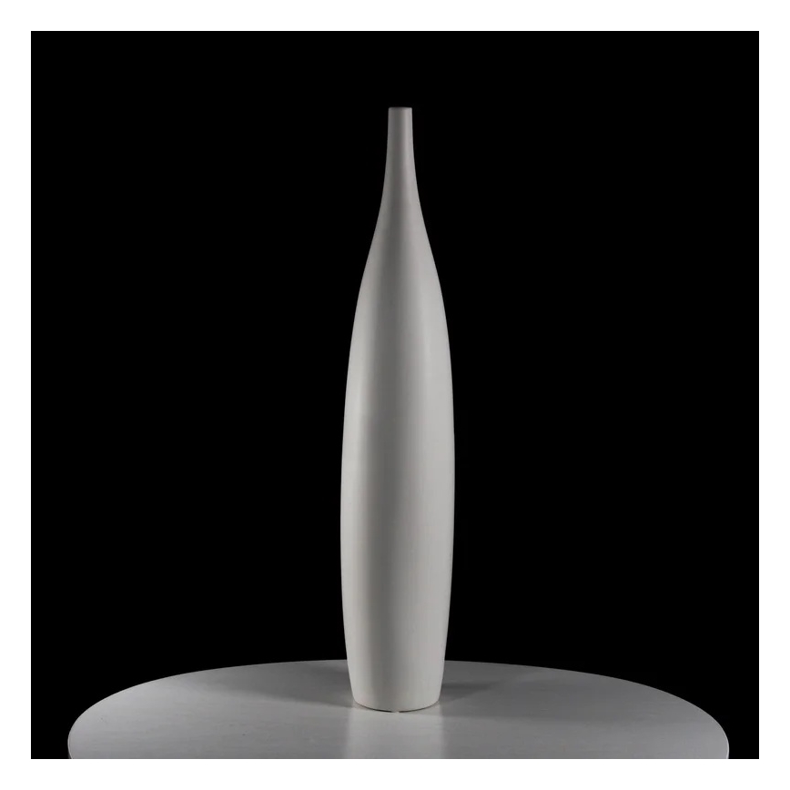 Vaso in ceramica bianco H 70 cm