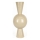 Vaso in metallo 60x25 cm beige