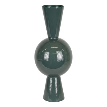 Vaso in metallo 60x25 cm verde