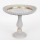 Vassoio decorativo diametro 23,5 cm bianco/oro