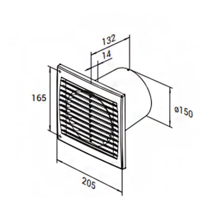 Ventilatore 150 S ASSIALE 9301