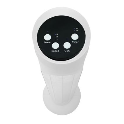 Ventilatore a colonna 50 W/230 V 83 cm bianco + telecomando