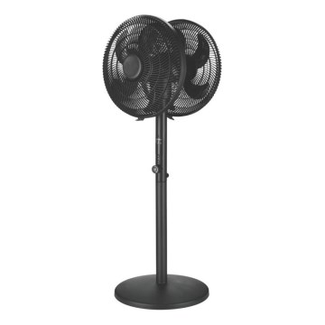 Ventilatore a piantana 120W/230V 108 cm nero + telecomando