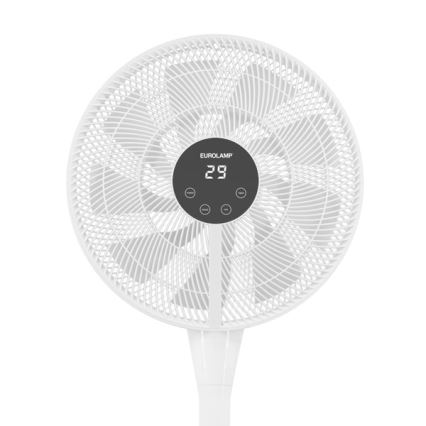 Ventilatore a piantana 25W/230V 130 cm bianco + telecomando