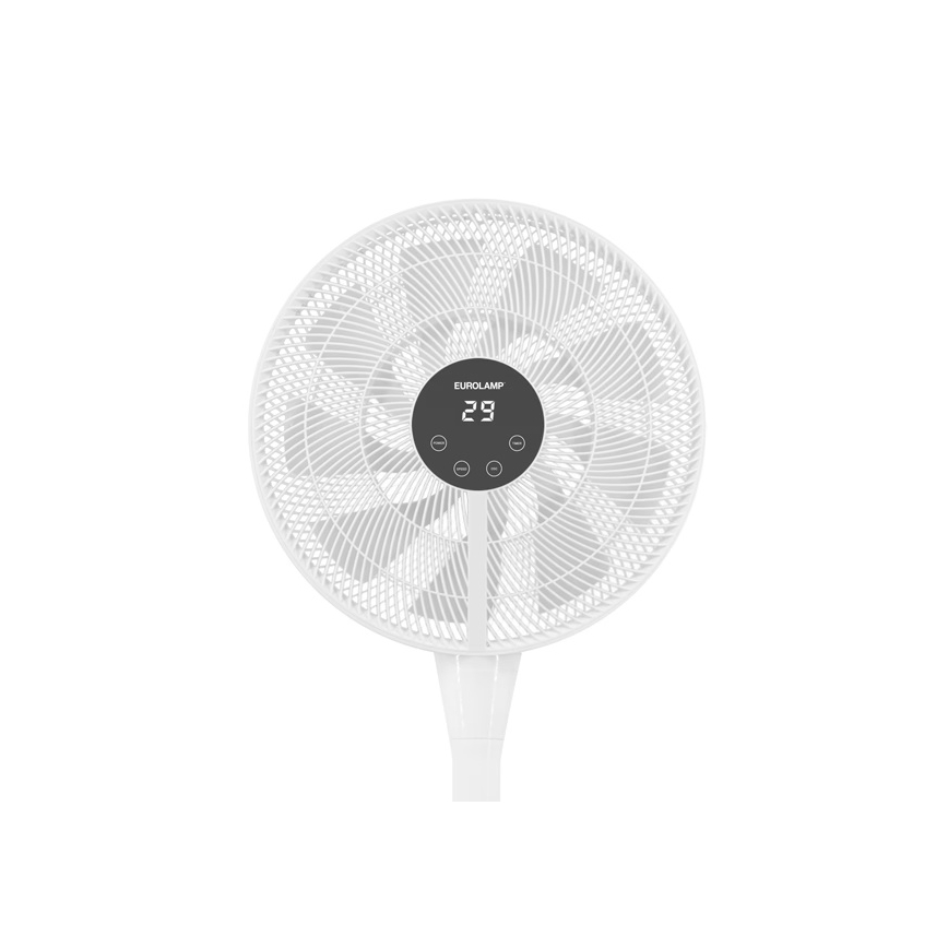 Ventilatore a piantana 25W/230V 130 cm bianco + telecomando