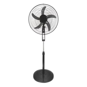 Ventilatore a piantana 60 W/230 V, Ø 50 cm, nero + telecomando