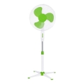 Ventilatore a piantana 60W/230V Ø 40 cm bianco/verde