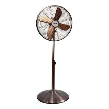 Ventilatore a piantana 60W/230V Ø 40 cm, finitura in rame