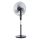 Ventilatore a piantana 65W/230V 145 cm nero + telecomando