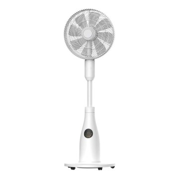 Ventilatore a piantana con funzione nebulizzazione 50W/230V Ø 40 cm bianco + telecomando