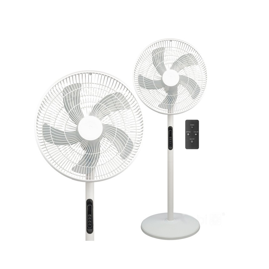 Ventilatore a piantana VIENTO-R 40W/230V bianco + telecomando