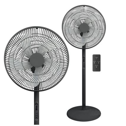 Ventilatore a piantana VIENTO-R 40W/230V nero + telecomando