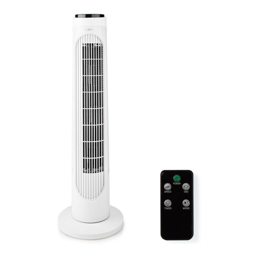 Ventilatore a terra 50W/230V bianco + TC