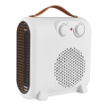Ventilatore con elemento riscaldante 1000/2000W/230V bianco