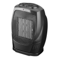 Ventilatore con elemento riscaldante in ceramica RIN 1500W/230V nero