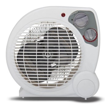 Ventilatore con resistenza ZEFIR 1000/2000W/230V bianco