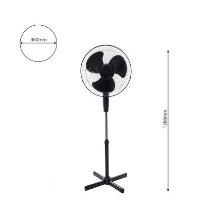 Ventilatore con supporto STANDING 128 cm 45W