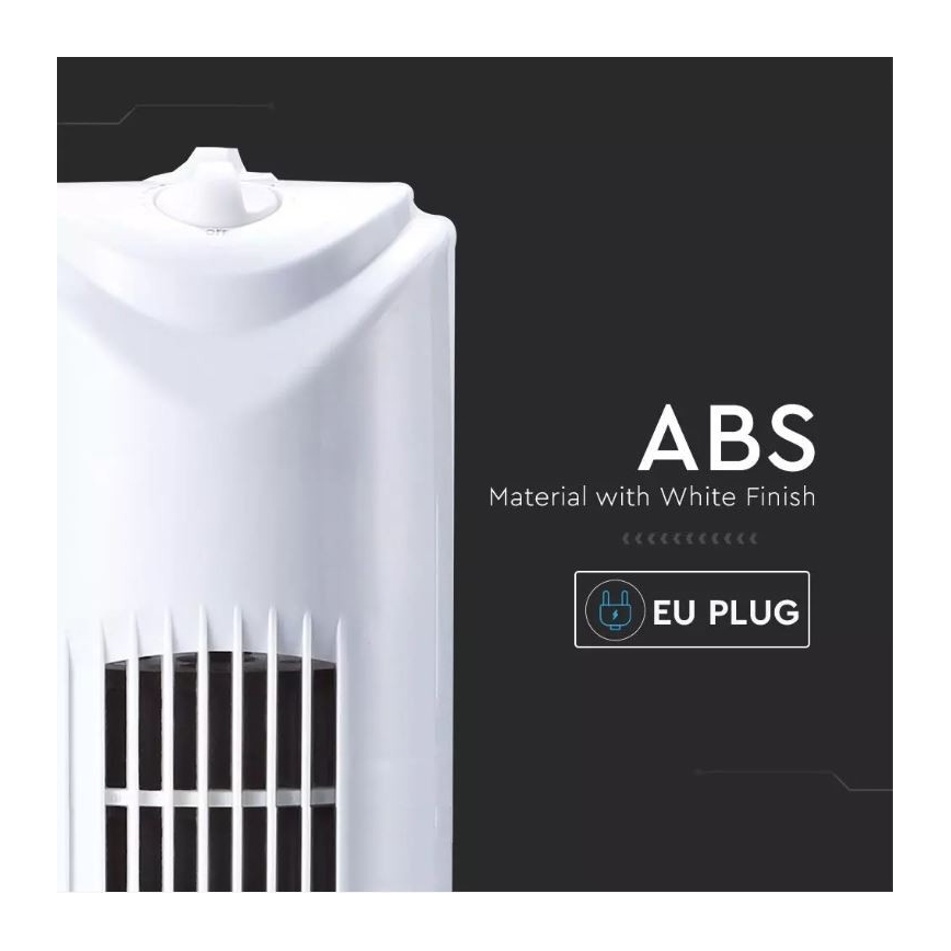 Ventilatore con timer 45W/230V bianco