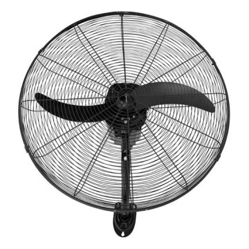 Ventilatore da parete 115 W/230 V Ø 66 cm, nero + telecomando