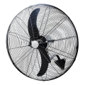 Ventilatore da parete 180W/230V Ø 66 cm nero + telecomando