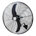 Ventilatore da parete 200W/230V Ø 76 cm nero + telecomando