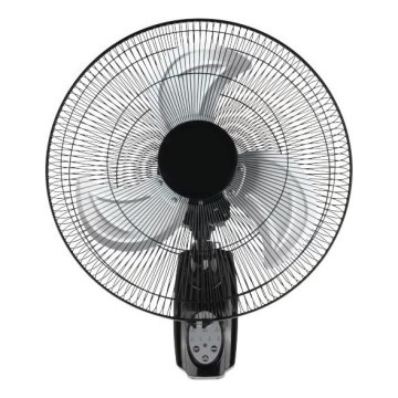 Ventilatore da parete 90 W/230 V, Ø 50 cm, nero