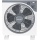 Ventilatore da pavimento 45W/230V diam. 37 cm bianco/grigio