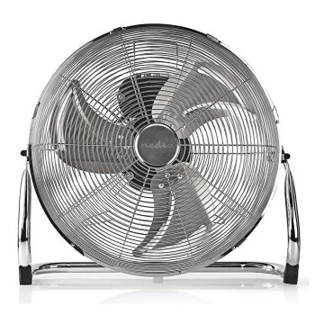 Ventilatore da pavimento 80W/230V cromo lucido