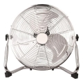 Ventilatore da pavimento 90 W / 230 V, diametro 40 cm, finitura cromo lucido