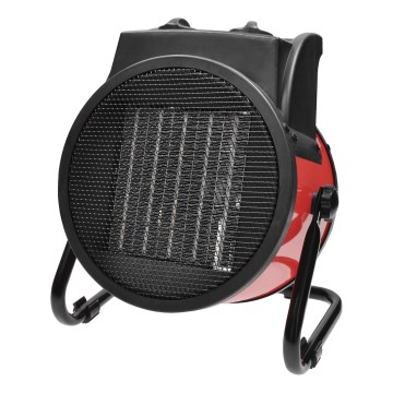 Ventilatore da pavimento con elemento riscaldante in ceramica 3000W/230V nero