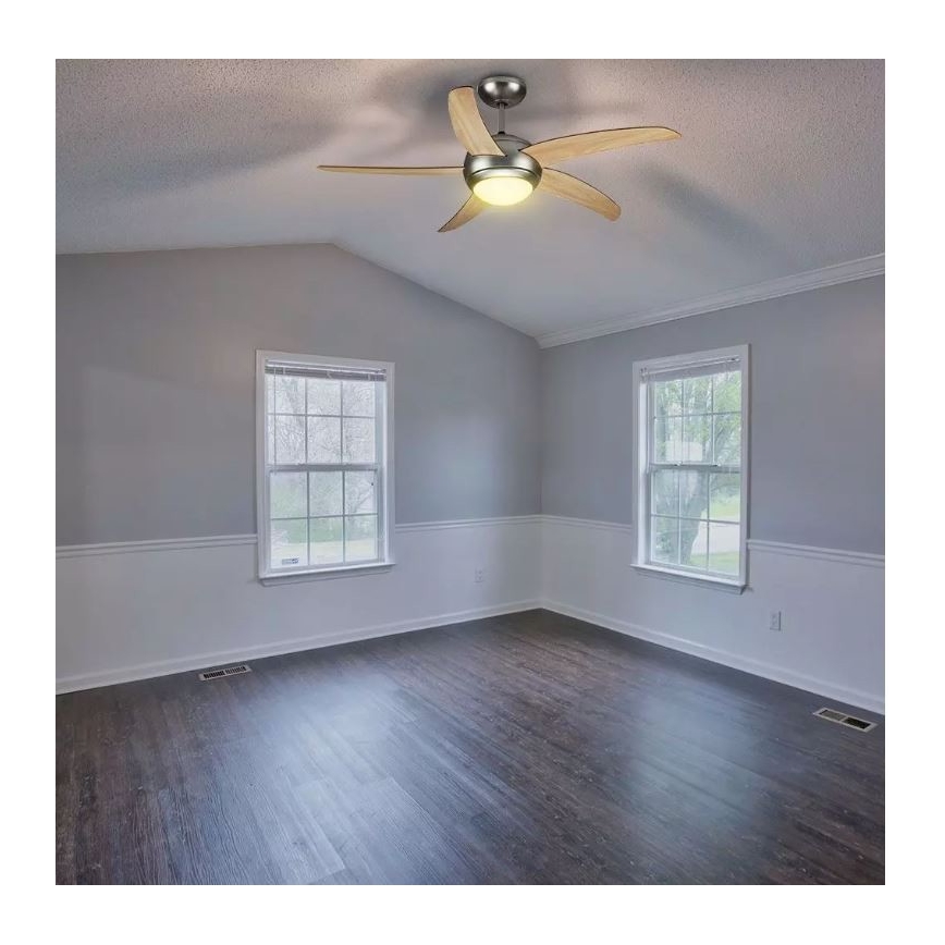 Ventilatore da soffitto 2xE27/20W/230V diametro 132 cm + telecomando