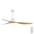 Ventilatore da soffitto diametro 132 cm beige/bianco + telecomando