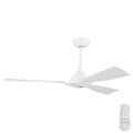 Ventilatore da soffitto diametro 132 cm IP44 bianco + telecomando