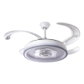 Ventilatore da soffitto dimmerabile a LED LED/70W/230V 3000-6000K diametro 50 cm bianco + telecomando