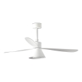 Ventilatore da soffitto LED DIMMABILE FARO 33760WT-22 AMELIA L CONE 20W 230V 2700/3500/5000K bianco 132 cm Wi-Fi Tuya + telecomando