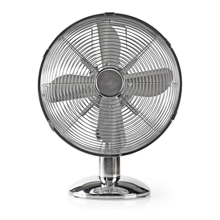 Ventilatore da tavolo 35W/230V cromo luminoso