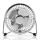 Ventilatore da tavolo 3W/USB 10 cm cromo luminoso