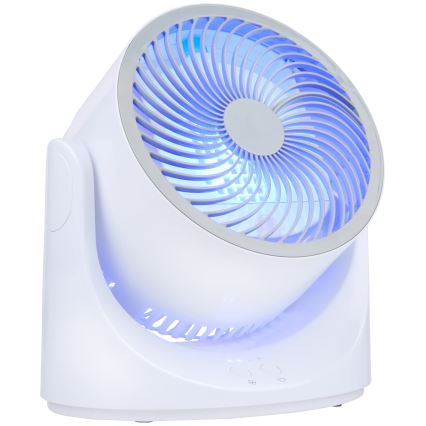 Ventilatore da tavolo LED RGB con effetto nebbia 5V