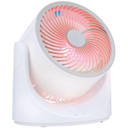 Ventilatore da tavolo LED RGB con effetto nebbia 5V