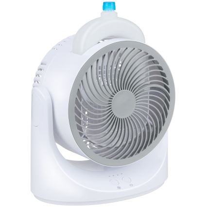 Ventilatore da tavolo LED RGB con effetto nebbia 5V