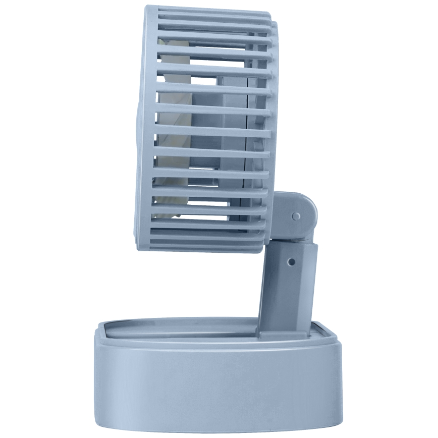 Ventilatore da tavolo ricaricabile 3,7V 1200 mAh blu