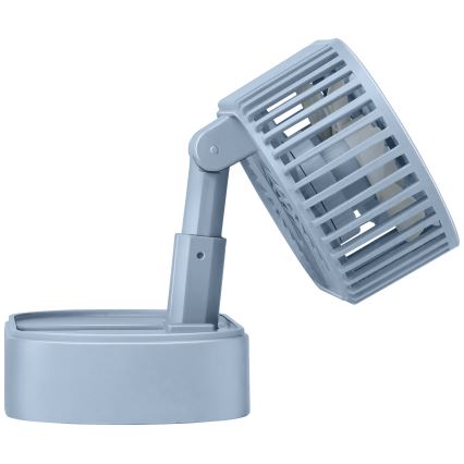 Ventilatore da tavolo ricaricabile 3,7V 1200 mAh blu