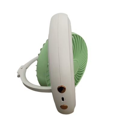 Ventilatore da tavolo ricaricabile 4W/5V 1200 mAh, bianco