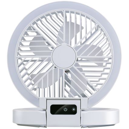 Ventilatore da tavolo ricaricabile a LED 3,7V 1200 mAh